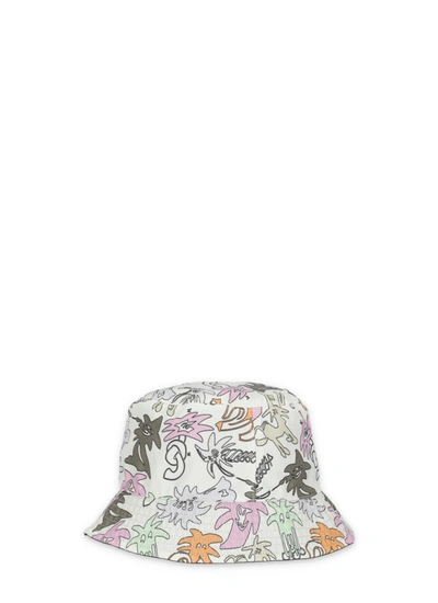 Palm Angels Reversible Bucket Hat In Multicolor