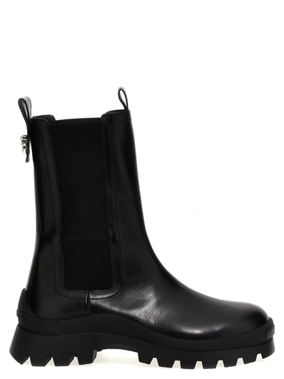 Dsquared2 Leather Boot In Nero