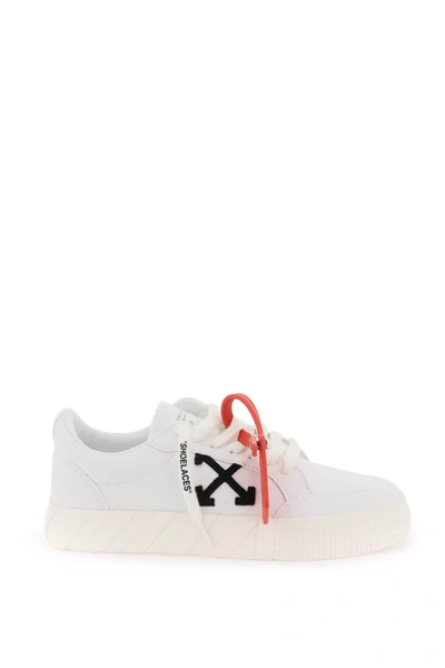 Off-white Vulcanized Fabric Low-top Sneakers