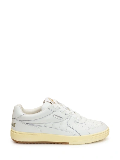 Palm Angels Palm University Sneakers In White Whit
