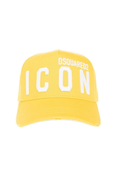 Dsquared2 Be Icon Yellow Baseball Cap