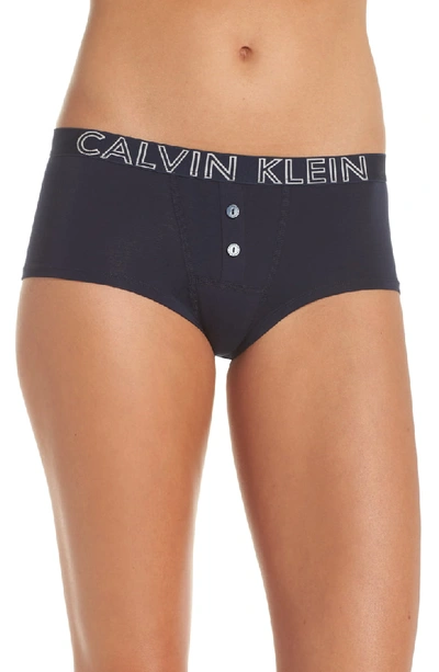 Calvin Klein Ultimate Cotton Boyshort In Shoreline