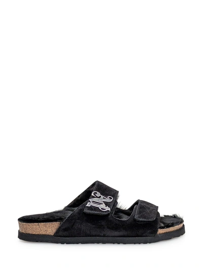 Palm Angels Pa Comfy Slippers In Black