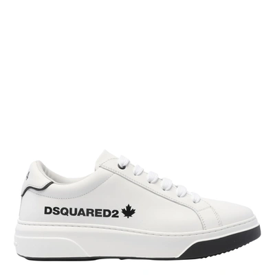 Dsquared2 Bumper Sneakers In Bianco