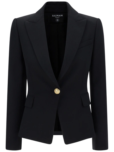Balmain Blazer Jacket In Black