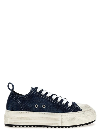 Dsquared2 Berlin Trainers In Blue