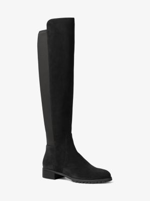 michael kors suede over the knee boots
