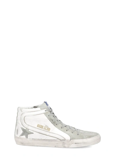 Golden Goose Slide Sneakers In White