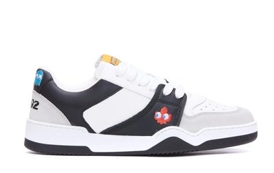 Dsquared2 Pac-man Sneakers In White