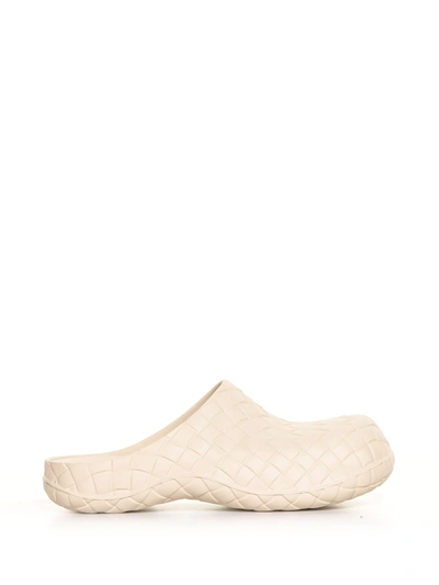 Bottega Veneta Rubber Slippers In White