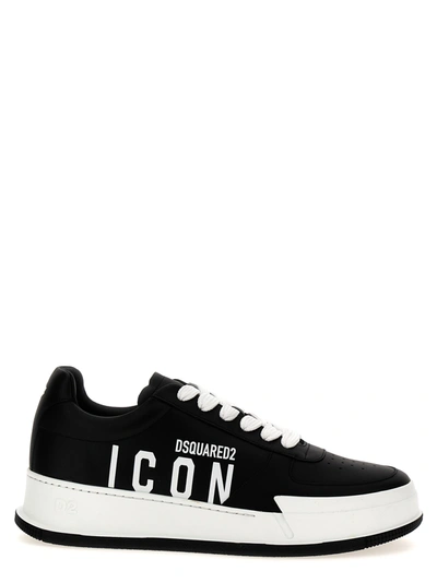 Dsquared2 Canadian Sneakers In White/black