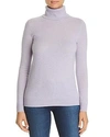 C By Bloomingdale's Cashmere Turtleneck Sweater - 100% Exclusive In Marled Lilac