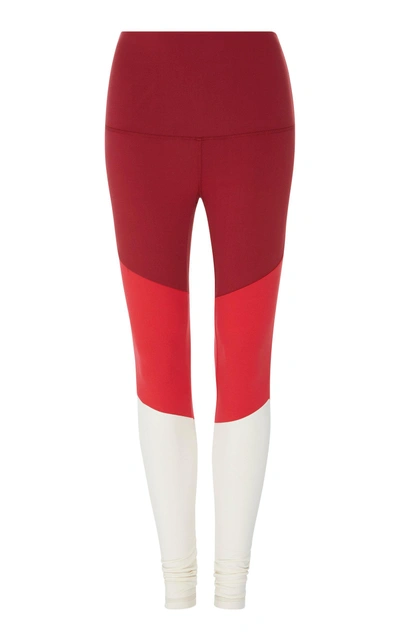 Ana Heart Dare High Waisted Leggings In Red