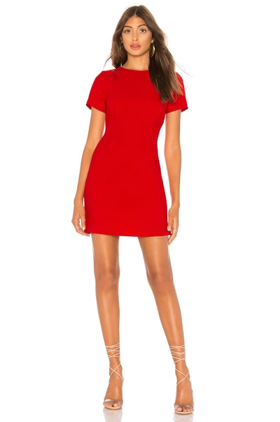 About Us Crystal Mini Dress In Red