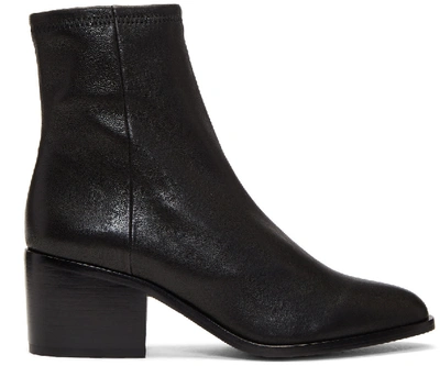 Opening Ceremony Livv Chunky Heel Booties In 0001 Black