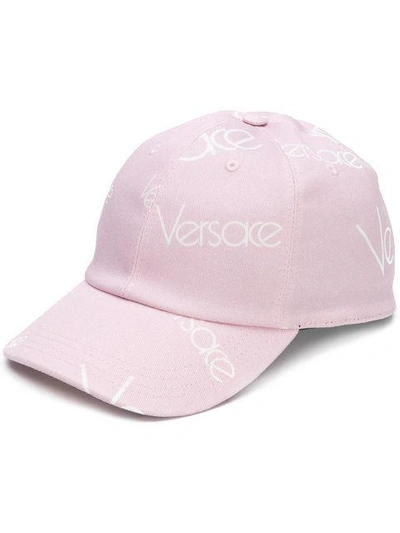 Versace Logo Cap - Pink