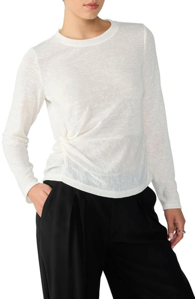 Sanctuary Knot Your Business Knit Top In Milk