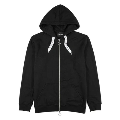 Axel Arigato Black Hooded Cotton-blend Sweatshirt