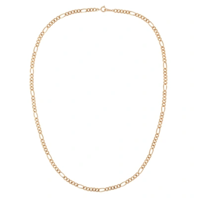 Susan Caplan Vintage 1990s Vintage Gold Plated Figaro Chain Necklace