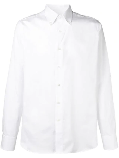 Canali Klassisches Hemd - Weiss In White
