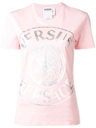 Versus Logo T-shirt In Pink
