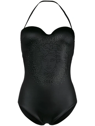 Versace Medusa Swimsuit In Black