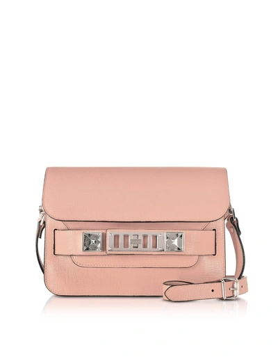 Proenza Schouler Ps11 Mini Classic Deep Blush New Linosa Leather Shoulder Bag In Pink