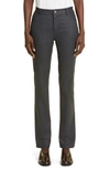 Lafayette 148 Thompson Waxed Denim Slim Leg Jeans In Eclipse