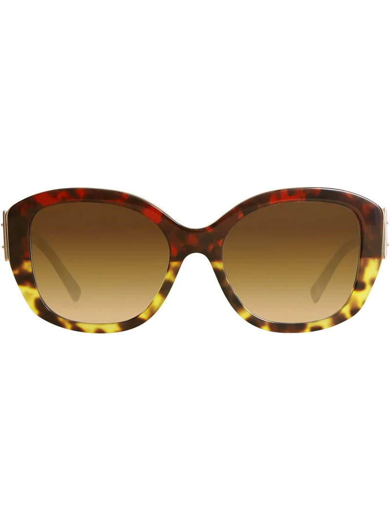 Burberry Eyewear Buckle Detail Oversize Square Frame Sunglasses ...