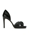 Sarah Chofakian Leather Sandals In Black