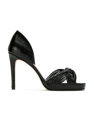 Sarah Chofakian Leather Sandals In Black