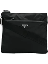 Prada Vela Messenger Bag - Black