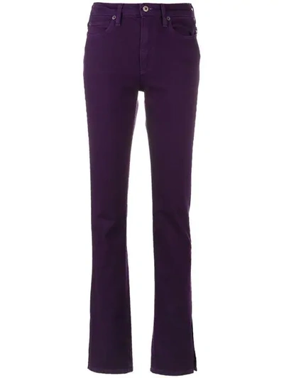 Simon Miller Bootcut Jeans In Purple