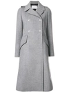 Sonia Rykiel Double Breasted Coat - Grey