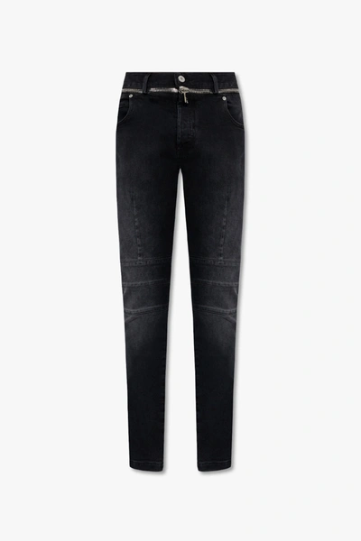 Balmain Black Slim-fit Jeans In New