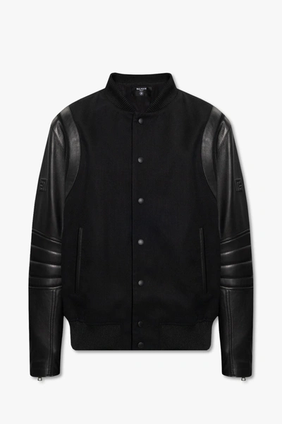 Balmain Black Bomber Jacket In New