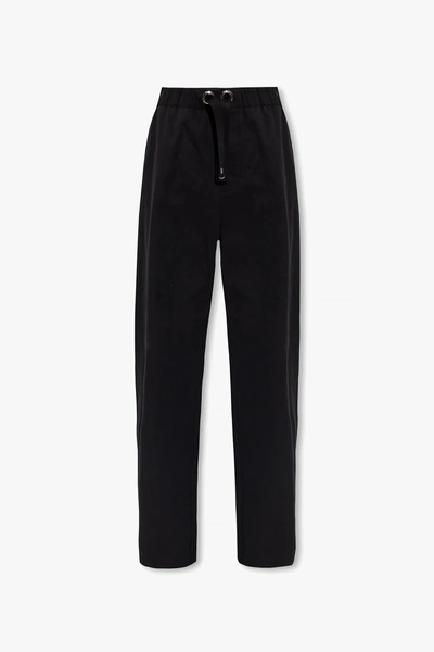 Versace Black Loose-fitting Trousers In New