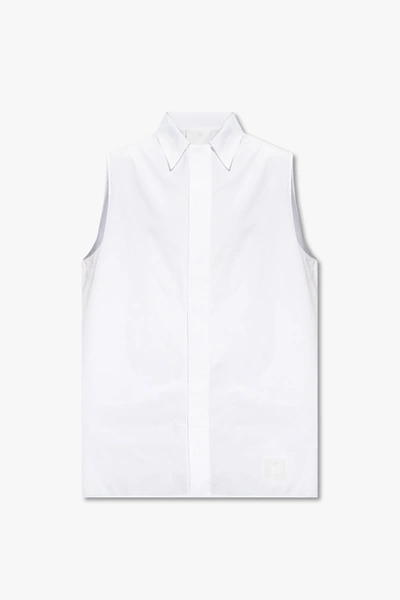 Givenchy White Sleeveless Shirt In New