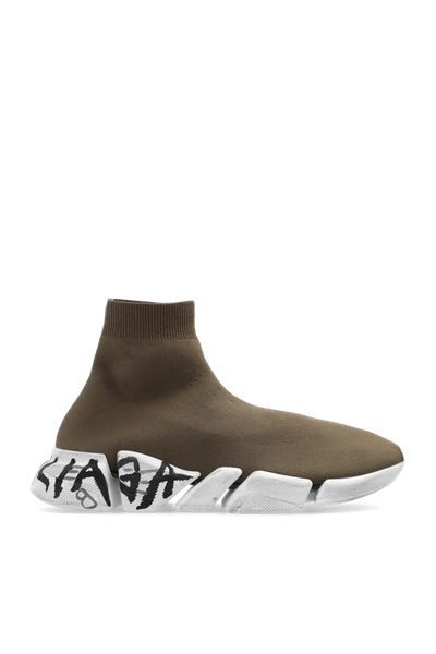 Balenciaga Brown Speed 2.0 Sneakers In New