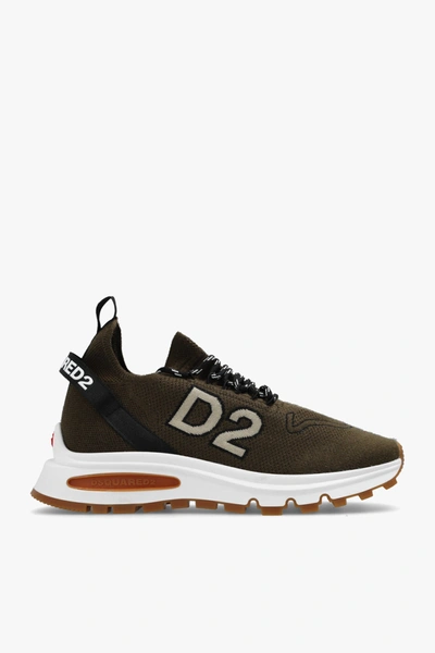 Dsquared2 Black ‘runds2' Sneakers In New