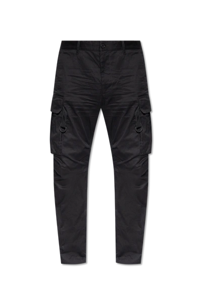 Dsquared2 Black Cargo Trousers In New