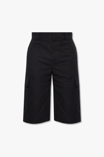 Givenchy Black Cotton Shorts In New