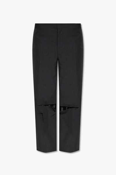 Givenchy Black Wool Trousers In New
