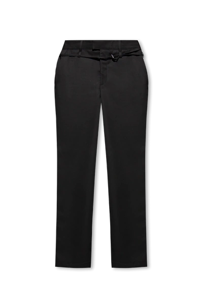 Jacquemus Black ‘disgreghi' Wool Trousers In New
