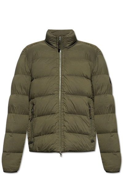 Stone Island Green ‘seamless Tunnel' Down Jacket In New