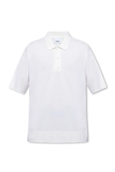 Burberry Cream ‘rowanson' Polo Shirt In New
