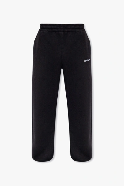 Off-white Black Sweatpants With Logo In New