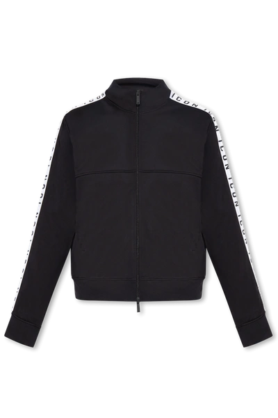 Dsquared2 Black Zip-up Sweatshirt In New
