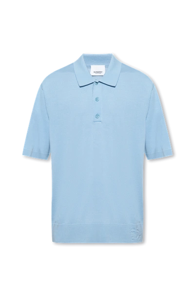 Burberry Blue ‘rowanson' Polo Shirt In New