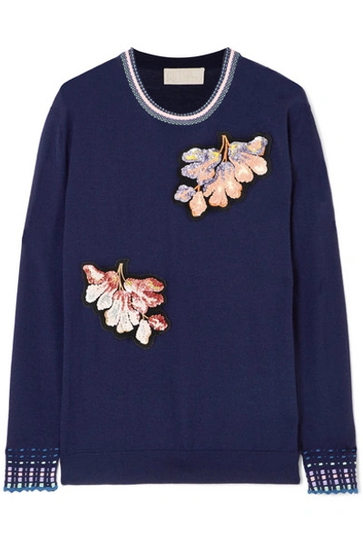 Peter Pilotto Sequin Embellished Sweater In Female